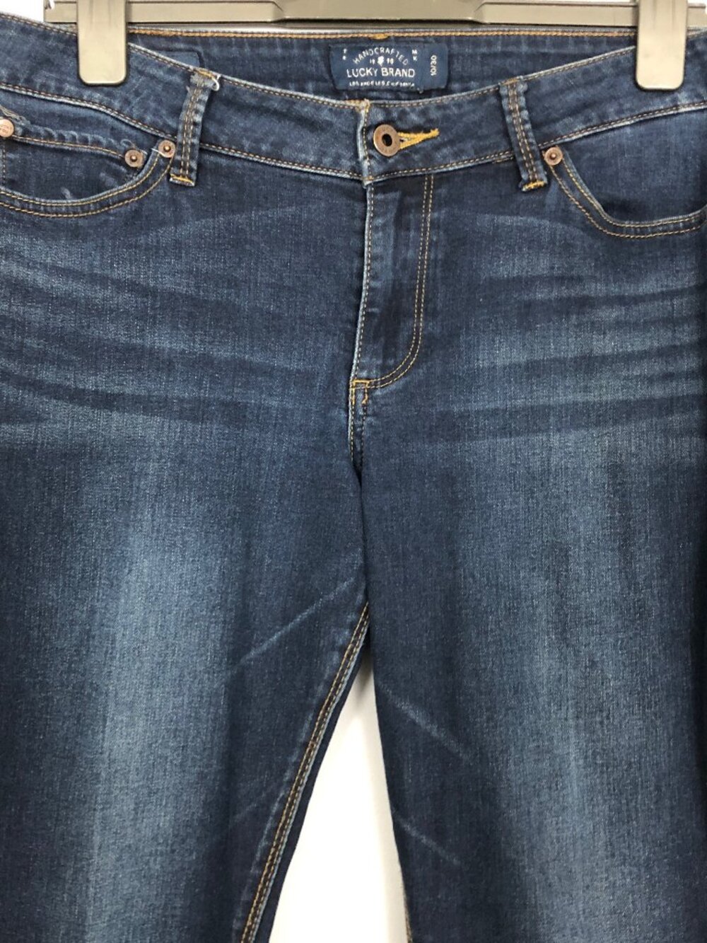 Lucky Brand Lolita Skinny Jeans Womens 10/30 Dark Wash Blue Denim Mid Rise - Picture 2 of 13